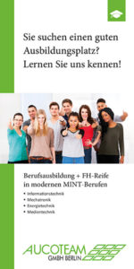 Titelbild Flyer Berufsfachschule