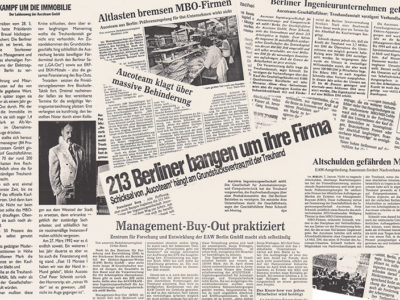 Pressebeiträge 1991 - 1993