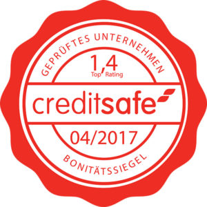 Creditsafe Bonitätssiegel