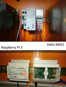 Einbau Indra XM21 und Raspberry Pi 3 an die Steuerelektronik der CNC-Drehmaschine